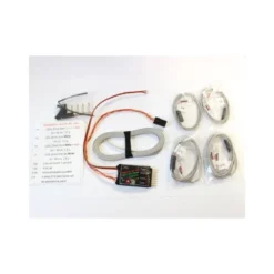 Feux de position maquette NF1RC LED 5mm/20mA (1xV, 2xR, 4xB) Nightfly