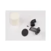 Filtre à air 1/8eme ovale double mousse+coude silicone - Hobbytech