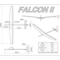 F3K Falcon Regular V2 Violet / Bleu High Quality