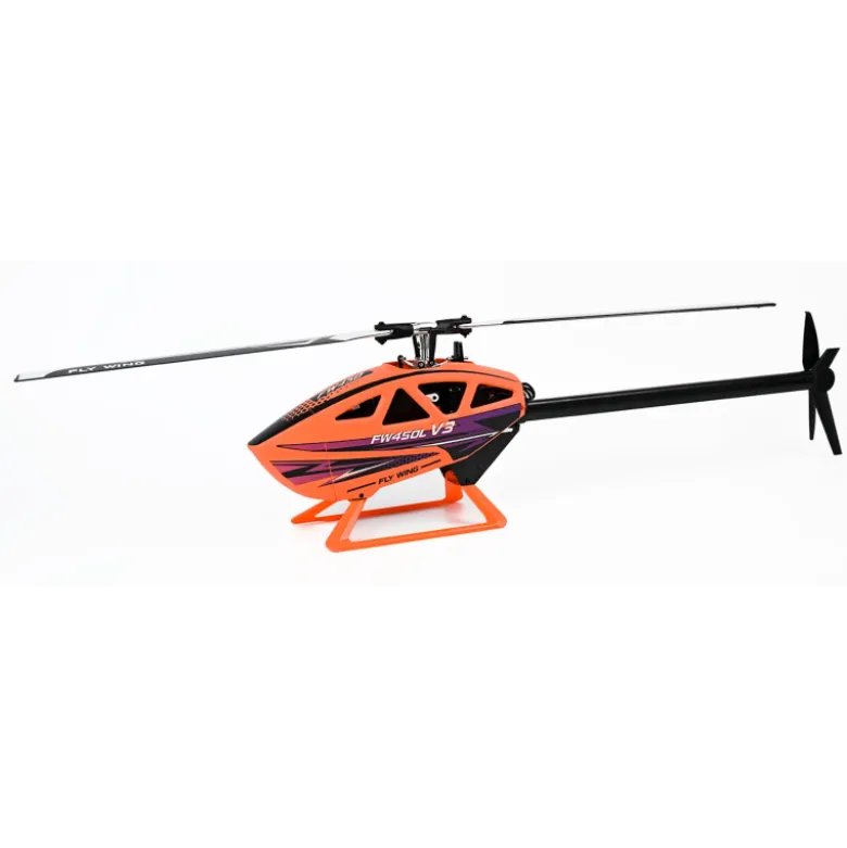 FLY WING - FW450L V3 helicoptère - Orange RTF