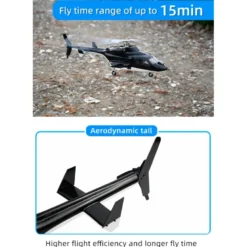 FLY WING - Helicoptère RC Airwolf - PNP
