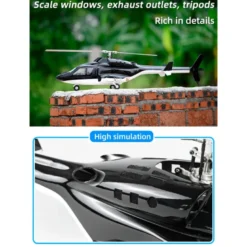 FLY WING - Helicoptère RC Airwolf - PNP