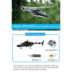 FLY WING - Helicoptère RC Airwolf - PNP