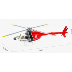 FLY WING - Hélicoptère - Bell 206 V4 - RTF