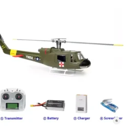 FLY WING - Hélicoptère - UH-1 Huey V4 - GPS - Taille 450L vert