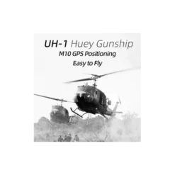 FLY WING - Hélicoptère - UH1 V4 Gris - RTF