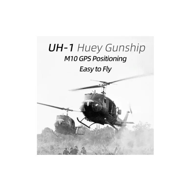 FLY WING - Hélicoptère - UH1 V4 Vert - RTF