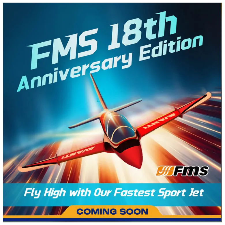 FMS EDF Jet 90mm Avanti PNP Edition 18eme Anniversaire