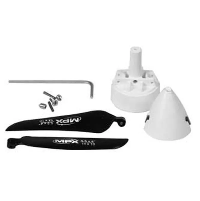 FunWing : Hélice 5.5x4.5, porte hélice et visserie - Multiplex
