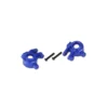 FUSEES DE DIRECTION GAUCHE/DROITE RENFORCEES BLEUES (X2) (POUR 9080)