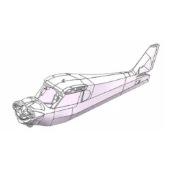 Fuselage FunCub XL ND RR monté Multiplex (sans déco ni servos)