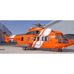 Fuselage Helicoptere Classe 800 225 Orange White Super Puma KIT Version