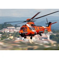 Fuselage Helicoptere Classe 800 225 Orange White Super Puma KIT Version