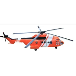 Fuselage Helicoptere Classe 800 225 Orange White Super Puma KIT Version