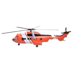 Fuselage Helicoptere Classe 800 225 Orange White Super Puma KIT Version