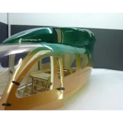Fuselage Helicoptere Classe 600 - EC145 Peinture Verte et Or