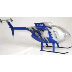 Fuselage Helicoptere Classe 470 - MD500E Peinture Bleue G-Jive