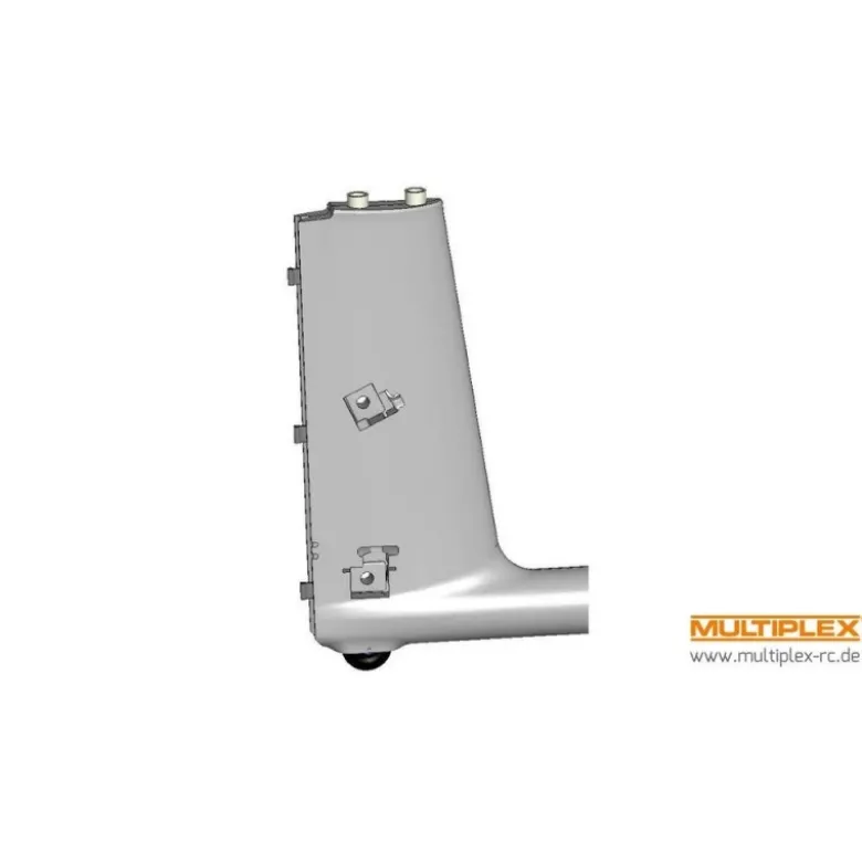 Fuselage LENTUS monté (sans RC et autocollants) Multiplex