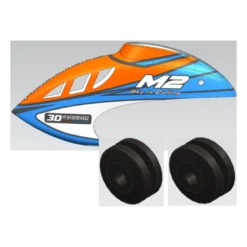 fuselage set-cosmic orange m2 v3 pro
