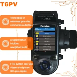 FUTABA T6PV Radio F-4G/T-THSS/S-FHSS R404SBS-E