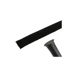GAINE DE PROTECTION TRESSEE EXTENSIBLE 20mm NOIRE 1m