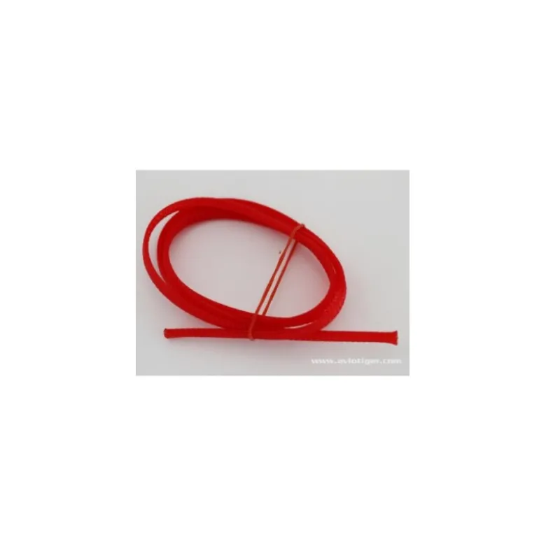 GAINE PROTECTION POUR FIL DE SERVO 6MM ROUGE 1m