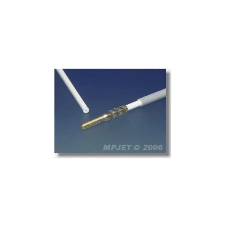 Gaine souple Ø3/2 avec embout M2, 1m