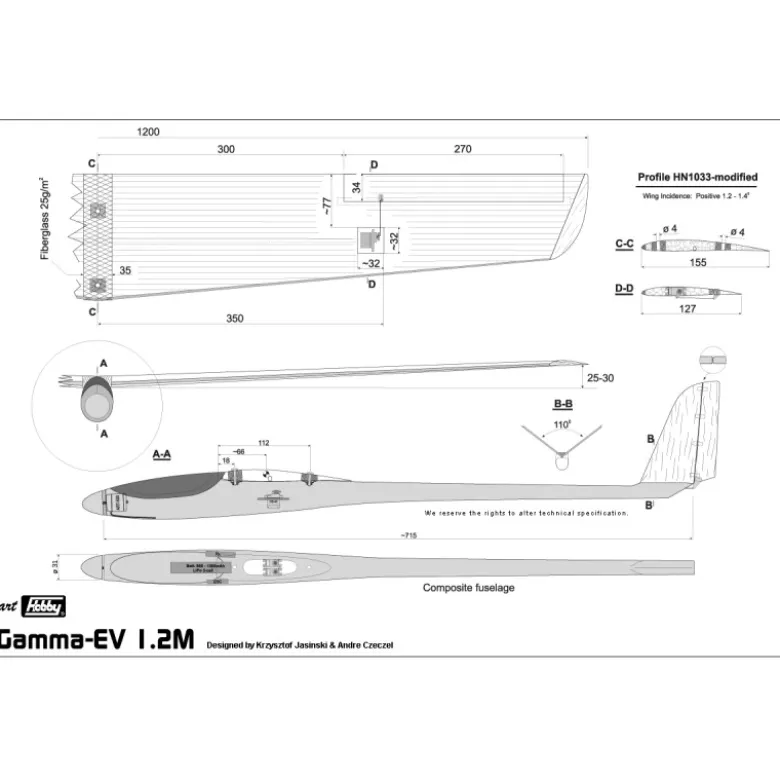 Gamma EV env.1.20m Art Hobby