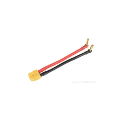 GForce GF-1325-090 Câble adaptateur 4Mm Gold prise XT-60 mâle 12Cm 1 Pc