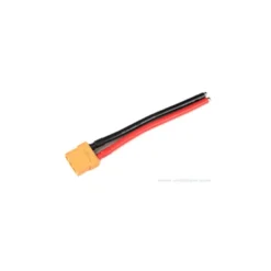 GForce GF-1082-001 Connecteur Avec Câble XT-90 Contacts Or Connecteur 10Awg Silicone Wire 12Cm 1 Pc