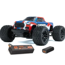 1/18 GRANITE GROM 4X4 RTR Brushed Monster Truck bleu (avec batterie et chargeur)