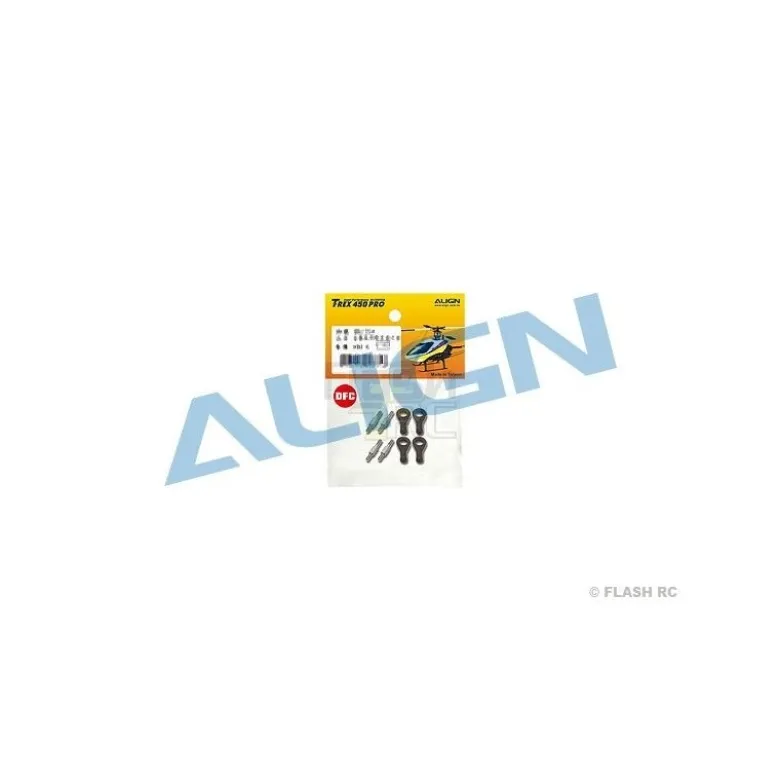 H45182A - Chapes + biellettes DFC - TREX 450 DFC Align