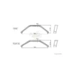 H70060 - Arceau train d'atterrissage blanc - TREX 550E Align