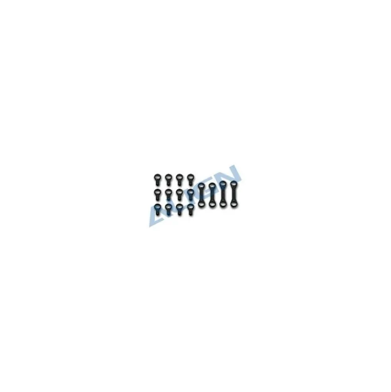 H25036 - Biellettes + chapes (12+2+2pcs) - T-REX 250 Align