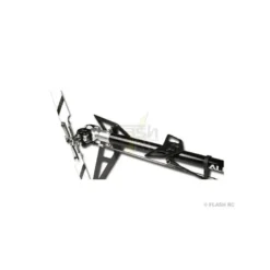 H60250 - Coulisseau d'anticouple noir + carter - TREX 600ESP Align