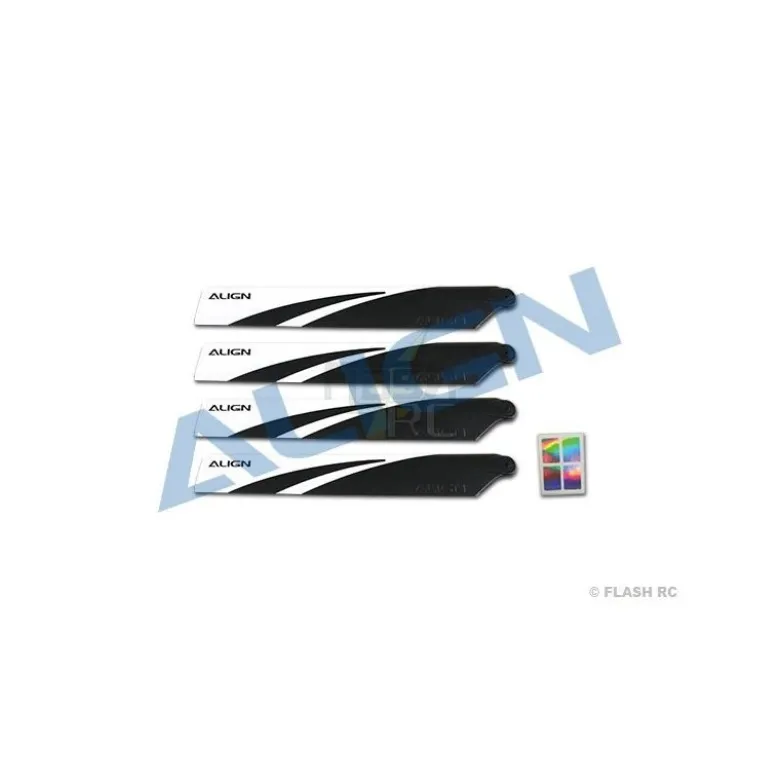 HD123AB - Pales noires & blanches - T-REX 150 Align