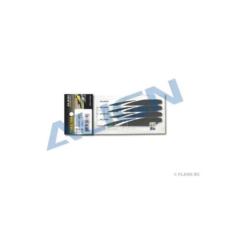 HD123AB - Pales noires & blanches - T-REX 150 Align