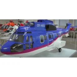 Helicoptere Classe 800 225 Blue White Super Puma KIT Version