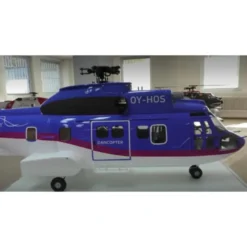 Helicoptere Classe 800 225 Blue White Super Puma KIT Version