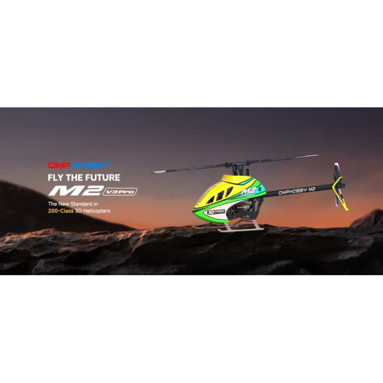 HELICOPTERE OMPHOBBY 3D M2 V3 PRO viper-yellow
