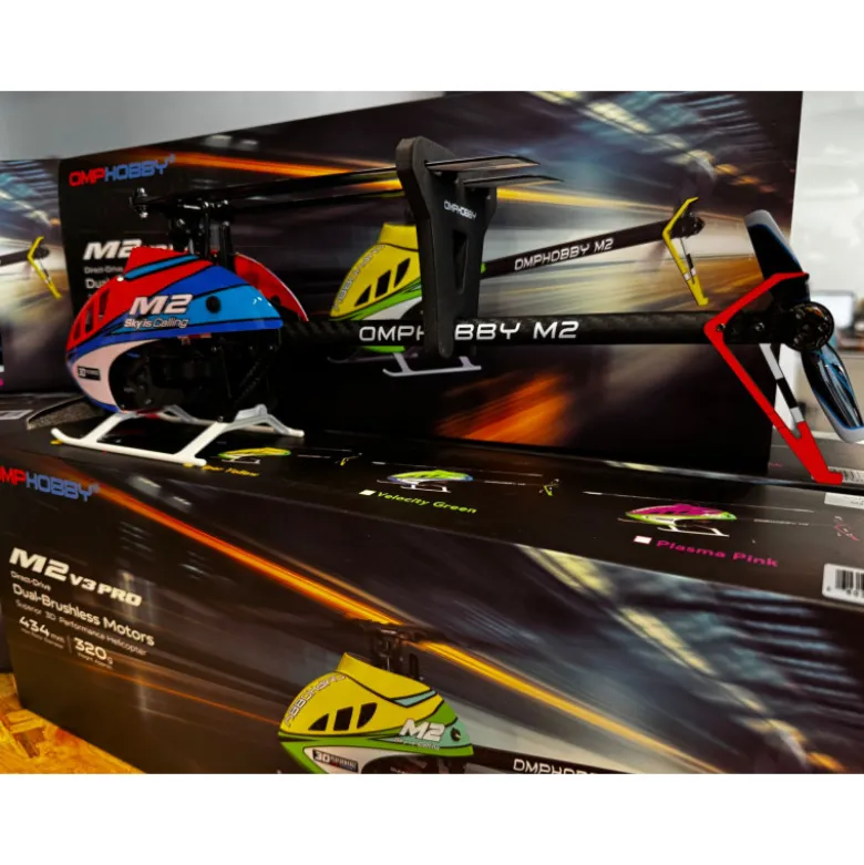 HELICOPTERE OMPHOBBY 3D M2 V3 PRO viper-yellow