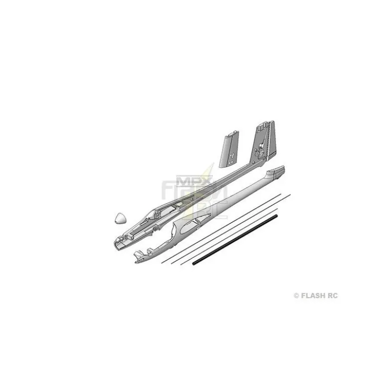 HERON : Fuselage avec dérive