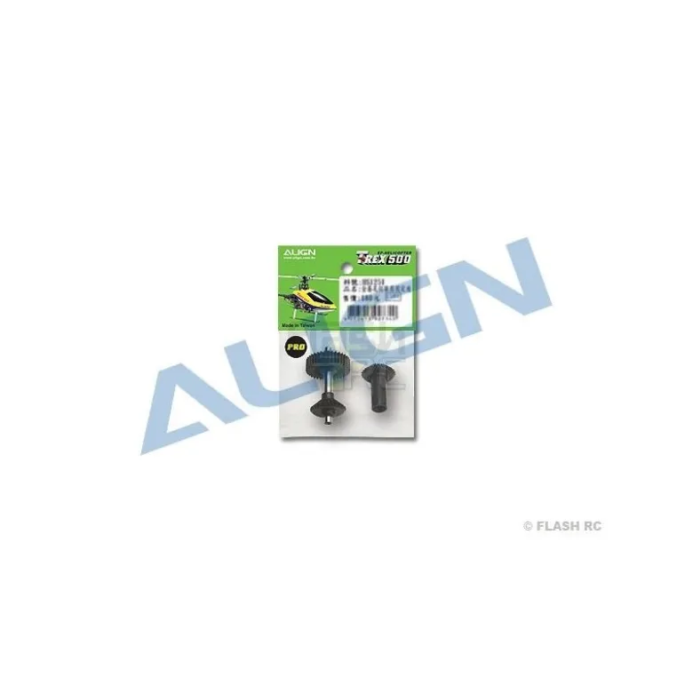 H50G001XXT - Pignons avant d'anticouple M0.6 36 dents - TREX 500 Align