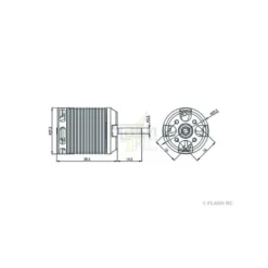 HML46M01 - Moteur Brushless 460 MX 1800Kv - Dominator 6S Align