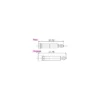 HN6051 - Set fixation Gyro 600 Nitro T-REX 600 NITRO