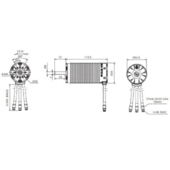 Hobbywing Combo brushless EZrun Max5 200A + moteur 56113SL 800KV