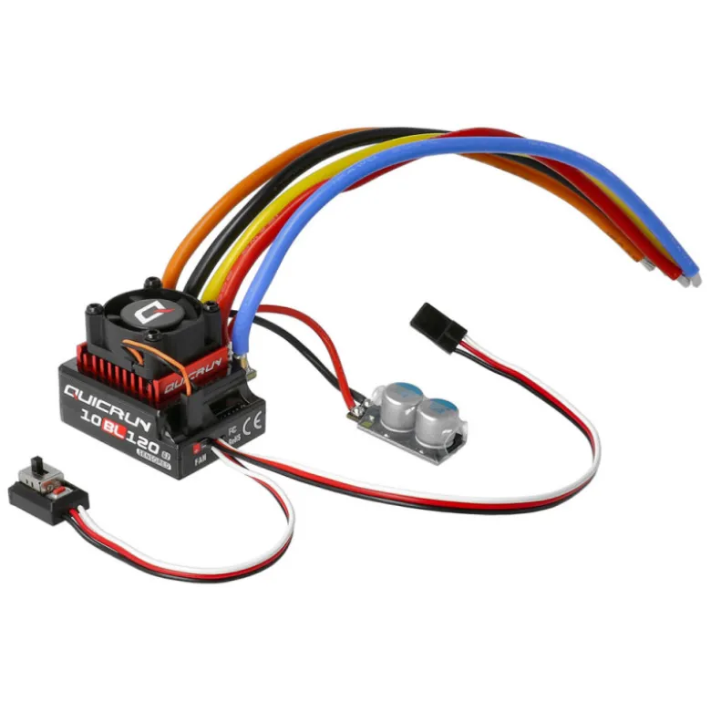 Hobbywing Variateur Quickrun 120A Sensored 10BL120 G2