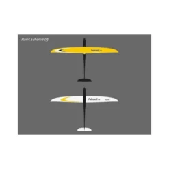 Hotliner FalconX carbone F5D noir & jaune 1.40m RCRCM