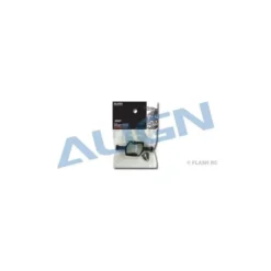 H60164-00 - Support barre de bell Alu noir - TREX 600E Align