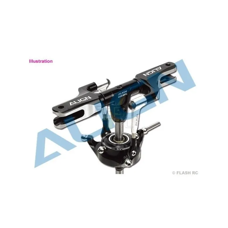 H45162 - Tête de rotor DFC noire - TREX 450 PRO Align